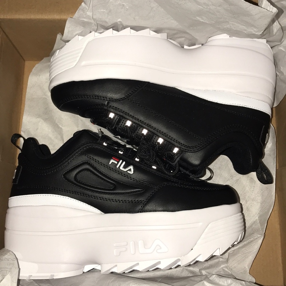 Fila Women’s Disruptor 2 wedge, Never been worn.